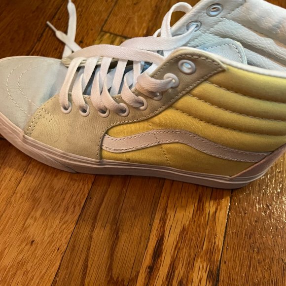 Discontinued Vans SK8-Hi sneakers in pastel color block - Picture 9 of 14